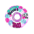 Nolan Houghton Spiral Wide Boys 99A Wheels PINK WHITE SWIRL